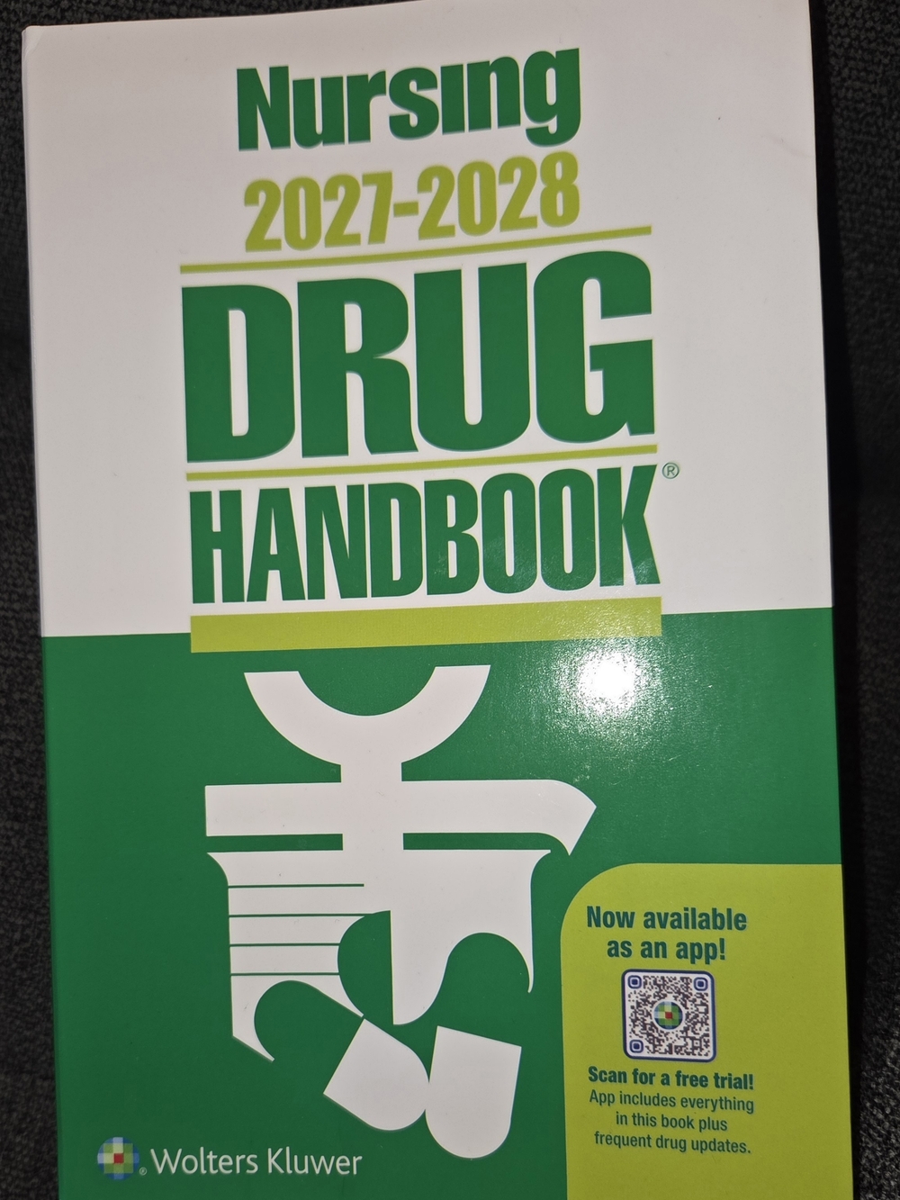 Nursing Drug Handbook 2027-2028 — Green/White